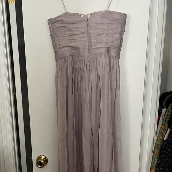 MUST GO J.Crew Arabelle Long Silk Chiffon Dress Size 6 - Picture 9 of 16